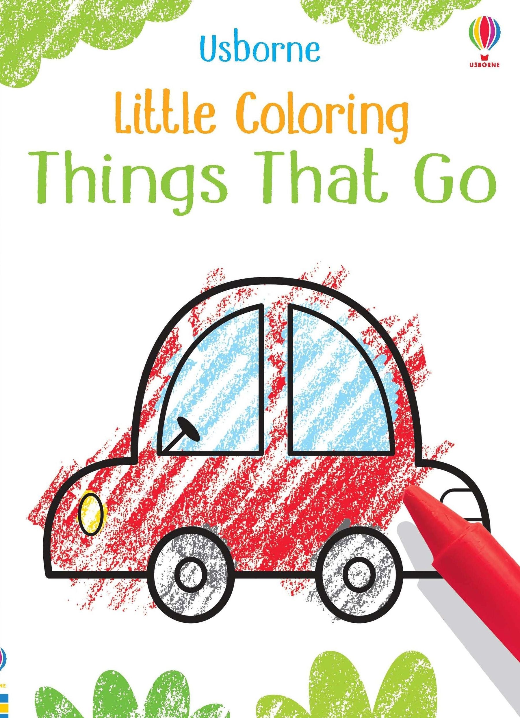 Usborne Little Coloring - Things That Go