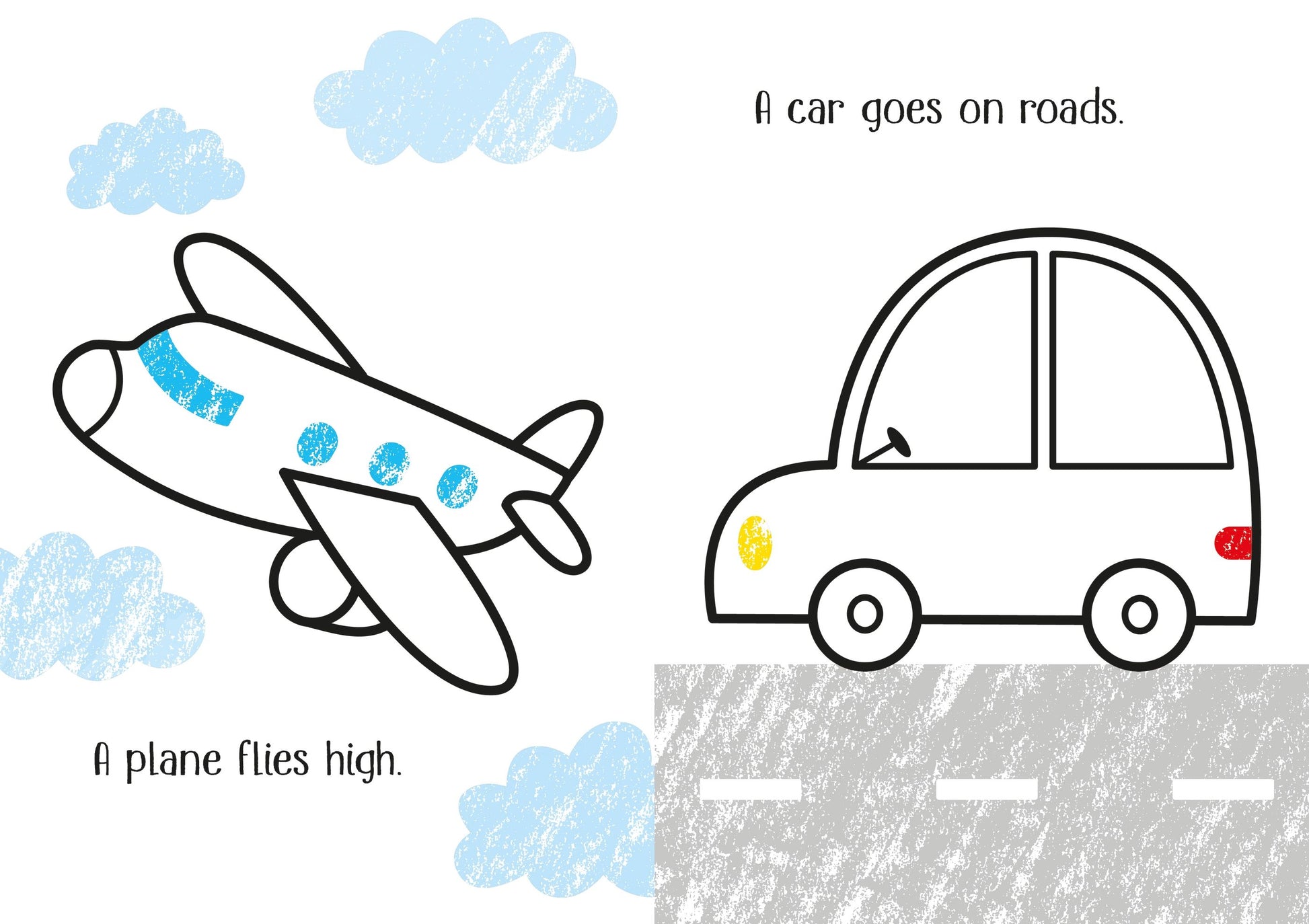 Usborne Little Coloring - Things That Go