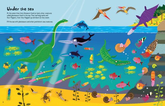 Usborne Big Dinosaur Sticker Book