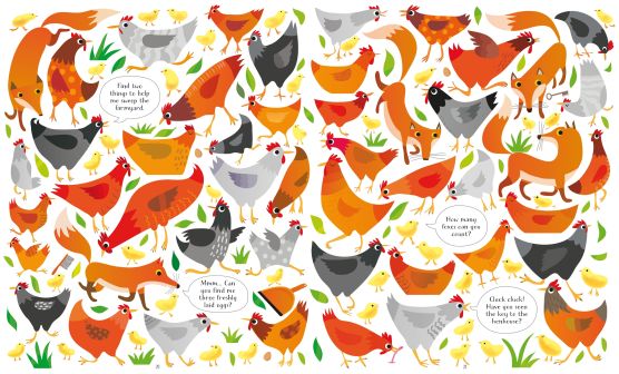 Usborne Book and Jigsaw - On the Farm