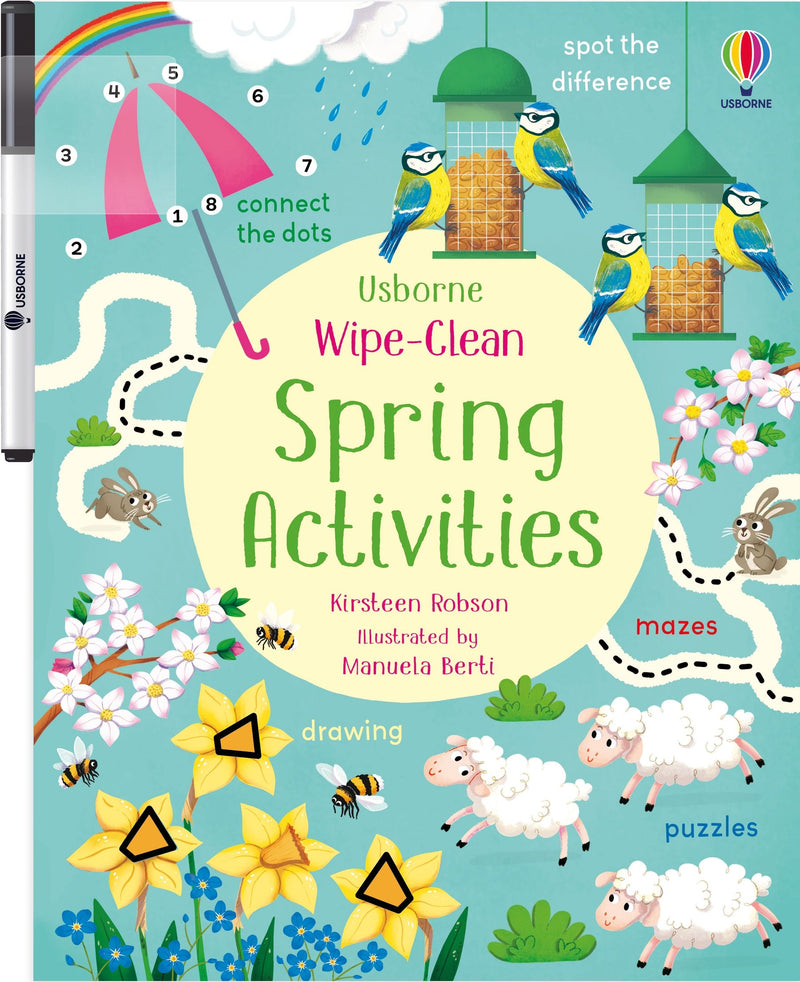 Usborne Wipe-Clean: Spring Activities