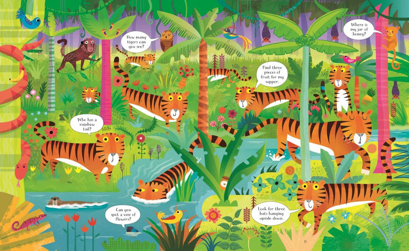 Usborne Book and Jigsaw - In the Jungle