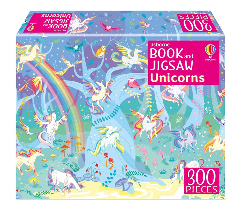 Usborne Book and Jigsaw - Unicorns