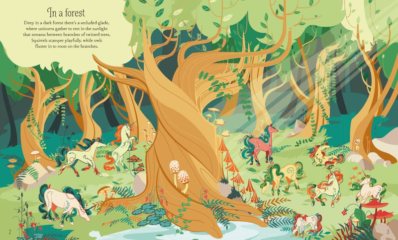 Usborne Book and Jigsaw - Unicorns