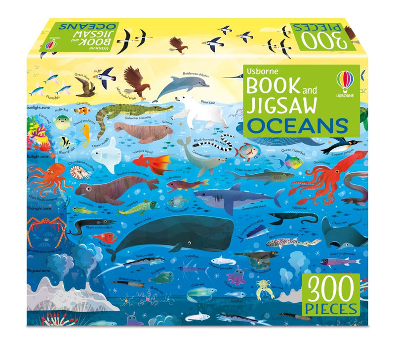 Usborne Book and Jigsaw - Oceans