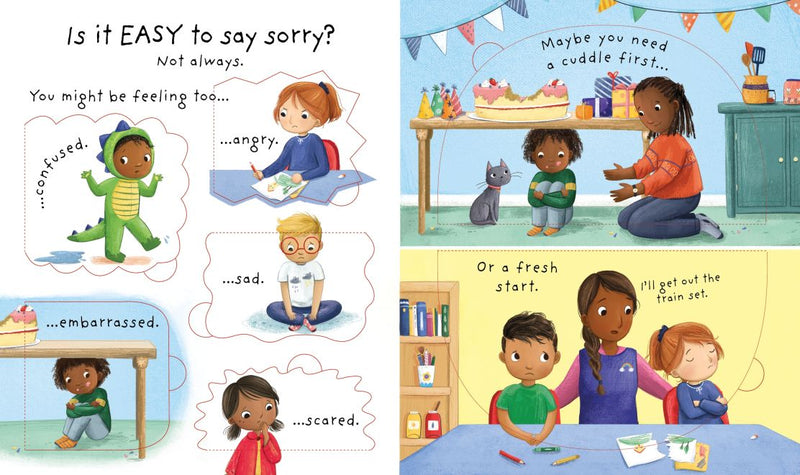 Usborne Lift-the-Flap Very First Questions and Answers: Why Should I Say Sorry?