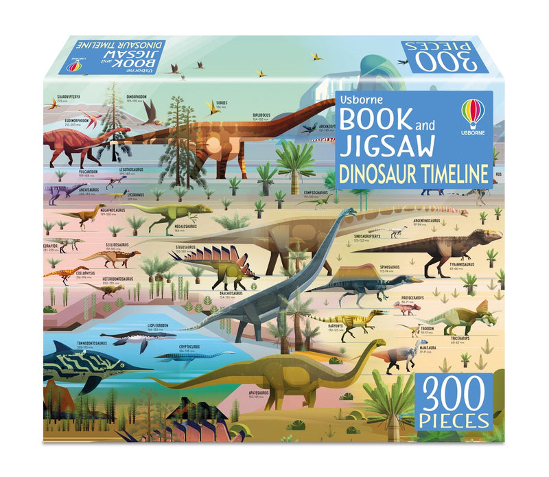 Usborne Book and Jigsaw - Dinosaur Timeline