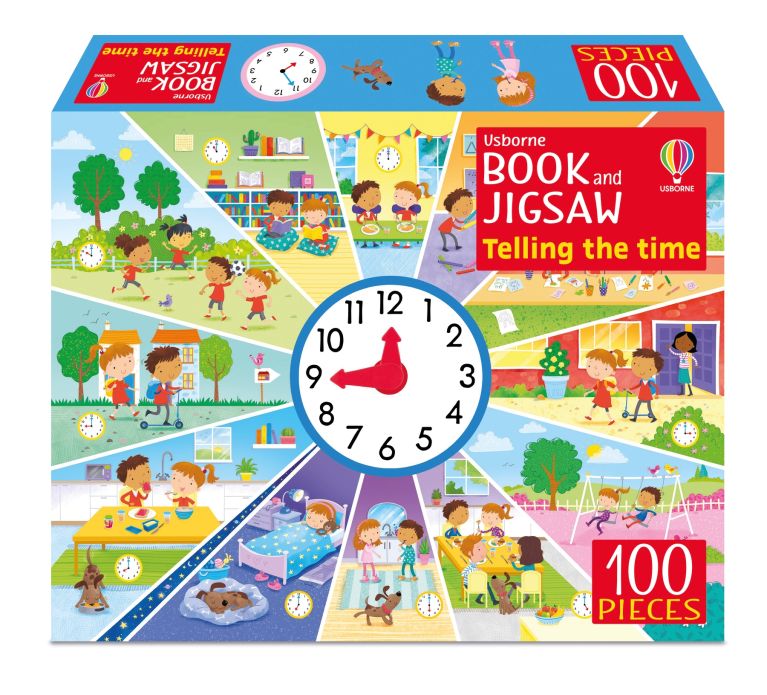 Usborne Book and Jigsaw - Telling the Time
