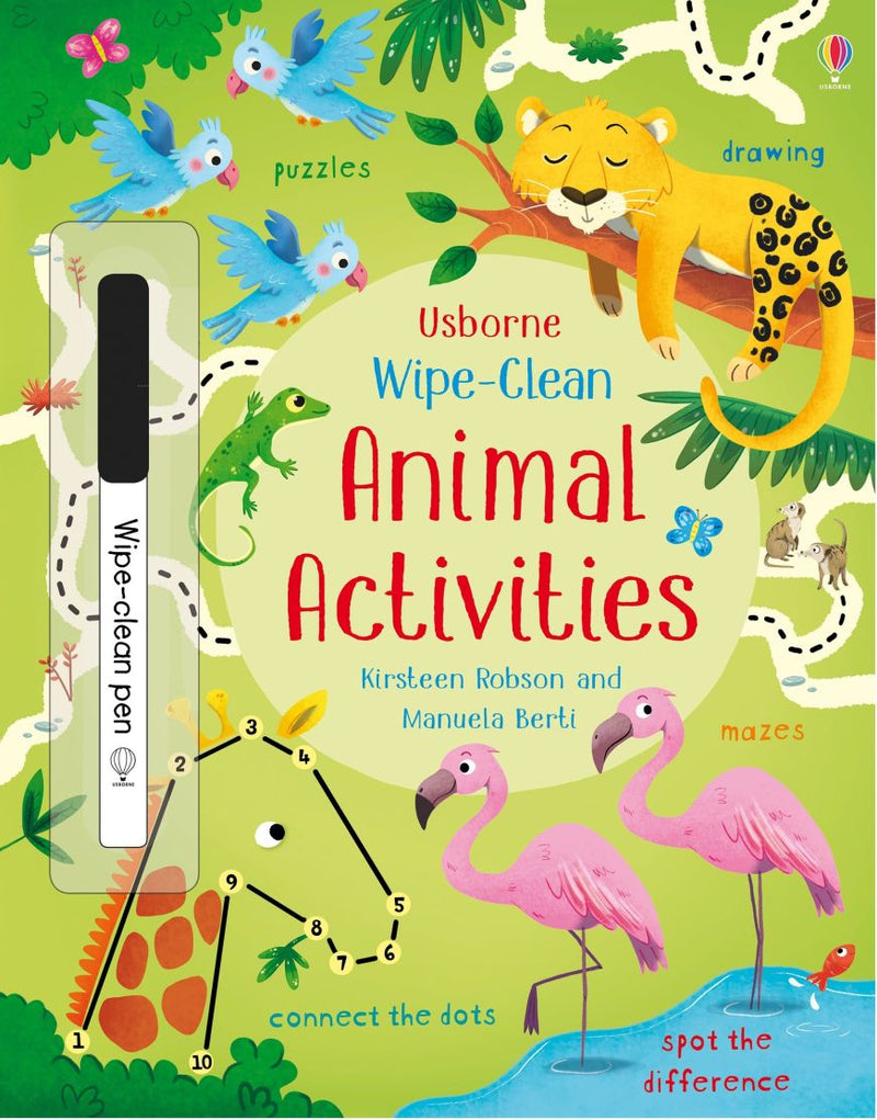 Usborne Wipe-Clean: Animal Activities