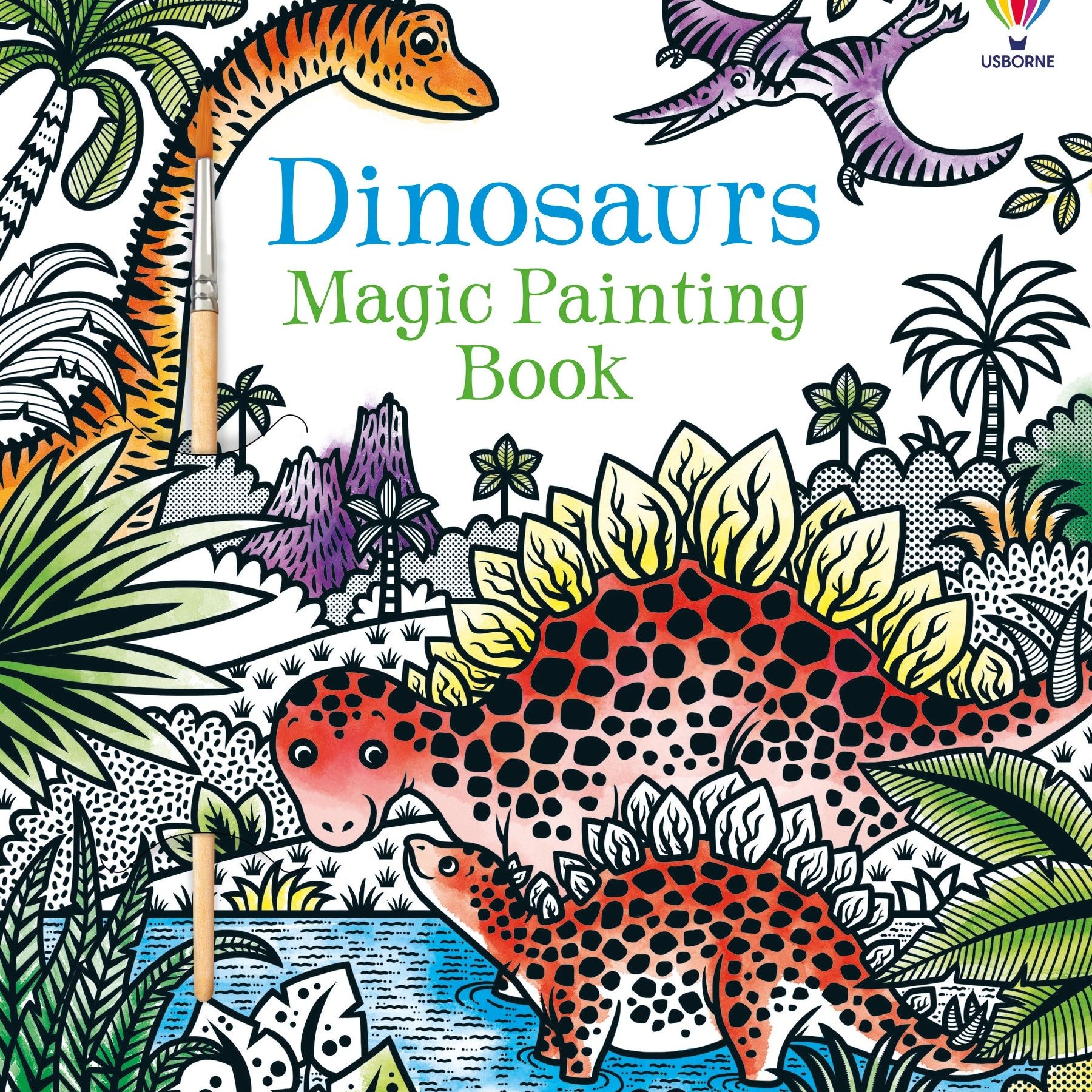 Usborne Magic Painting Book - Dinosaurs