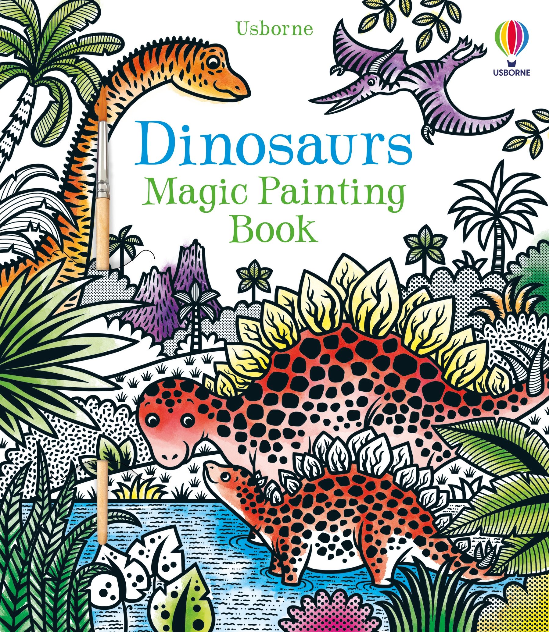 Usborne Magic Painting Book - Dinosaurs