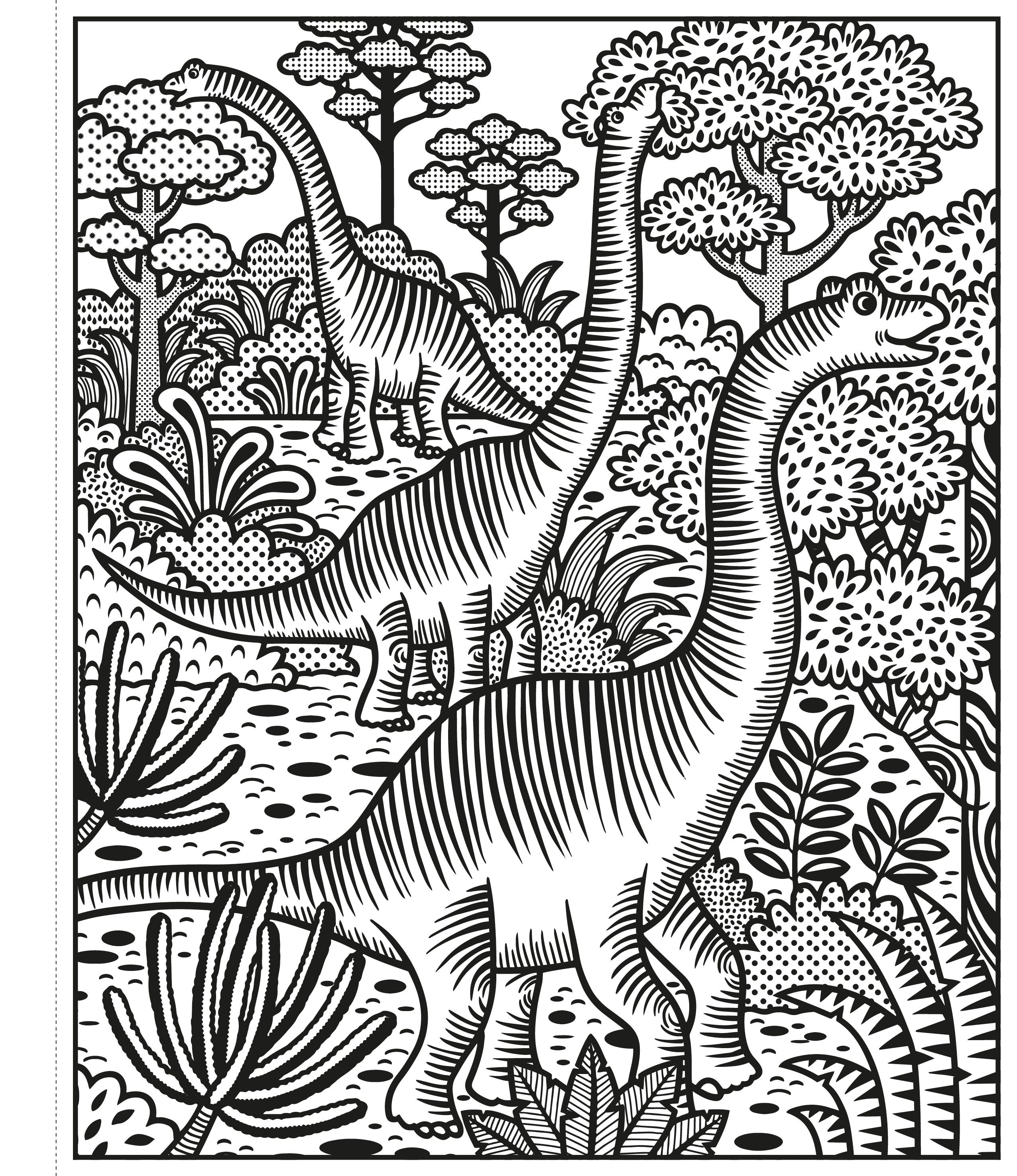 Usborne Magic Painting Book - Dinosaurs