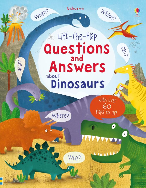 Usborne Lift-the-Flap Questions and Answers About Dinosaurs