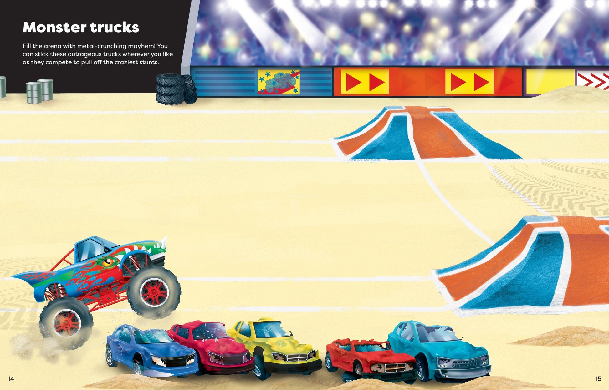 Usborne Big Sticker Book of Trucks