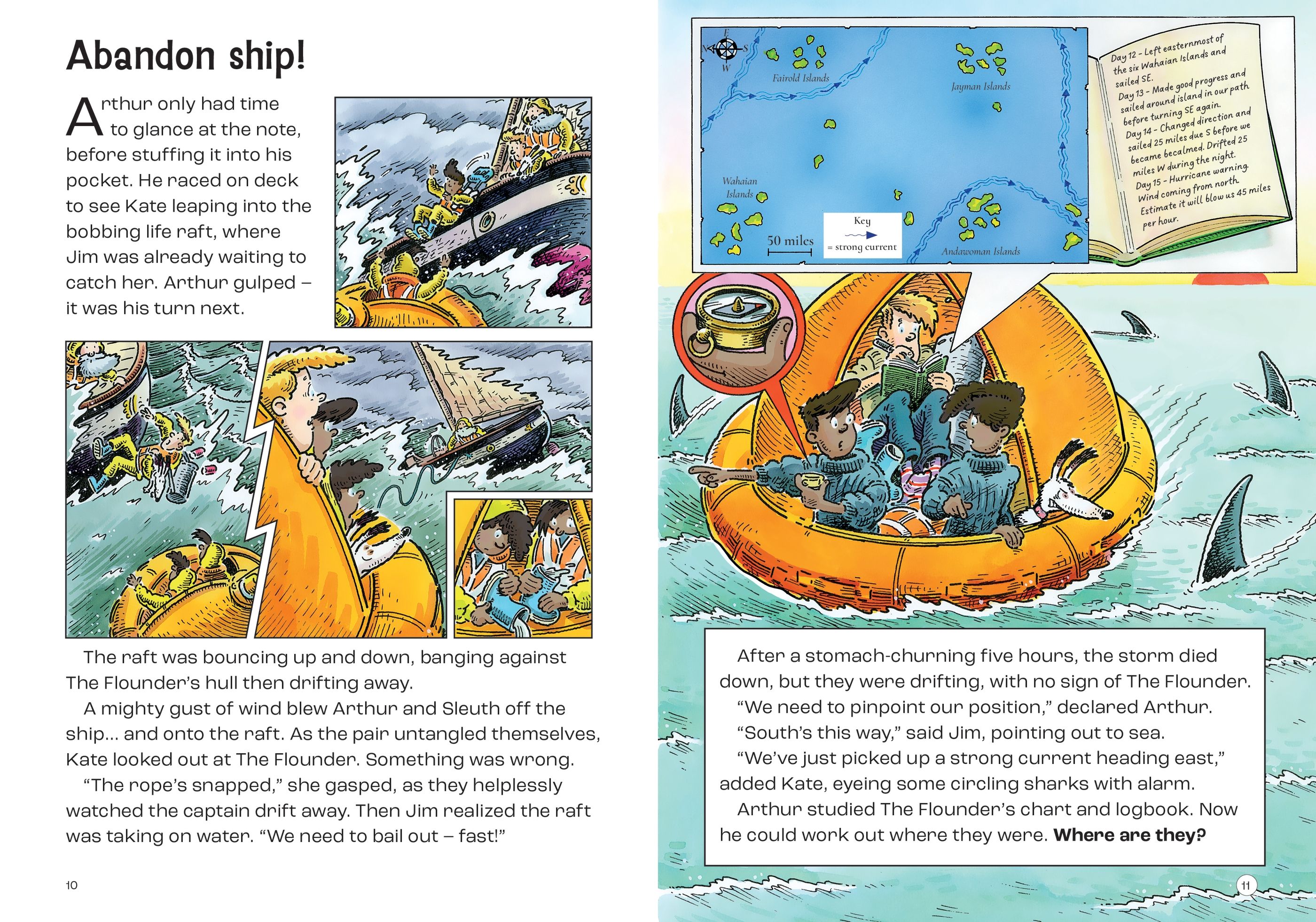 Usborne Puzzle Adventures - Agent Arthur on the Stormy Seas