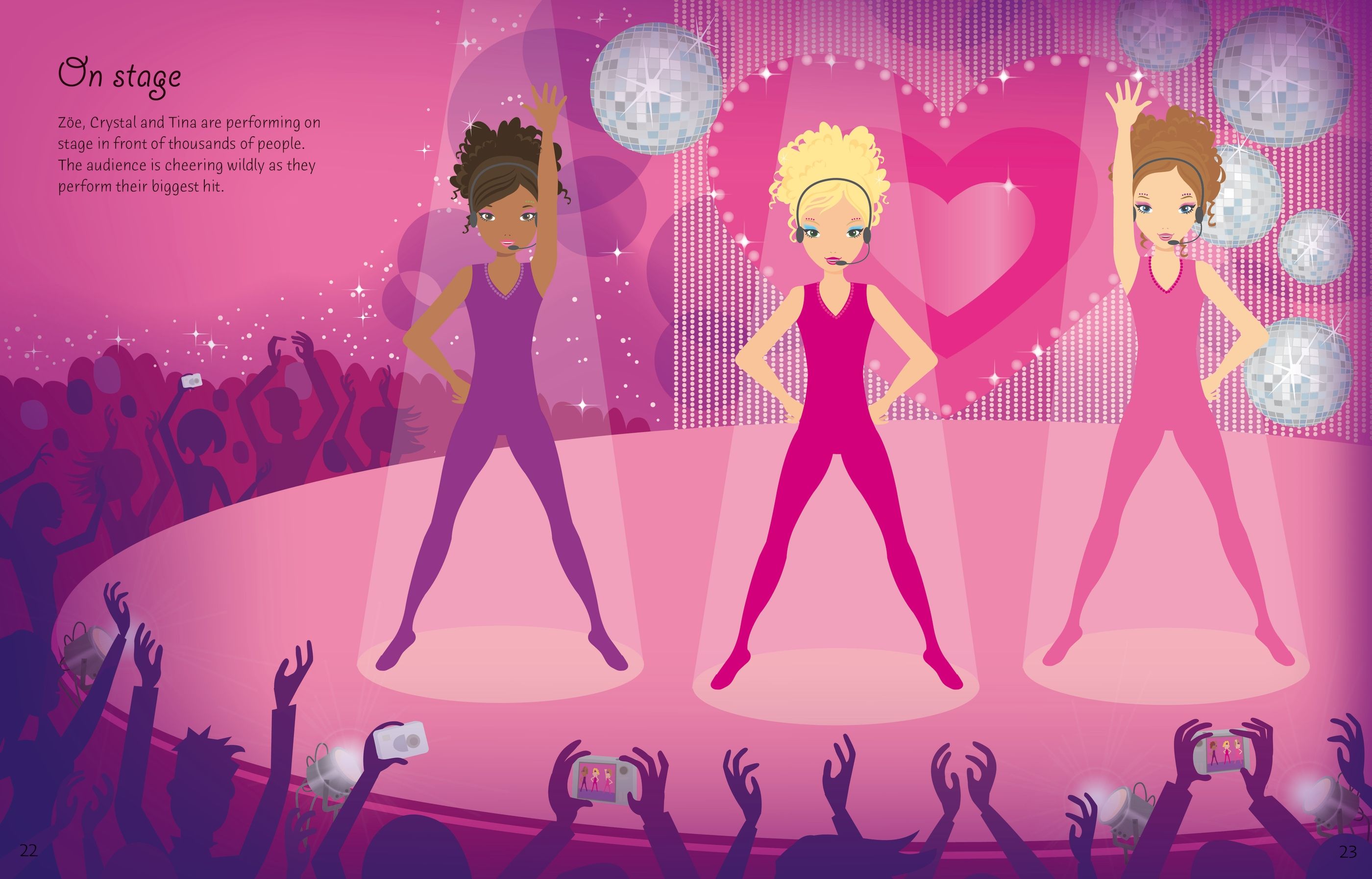 Usborne Sticker Dolly Dressing - Popstars