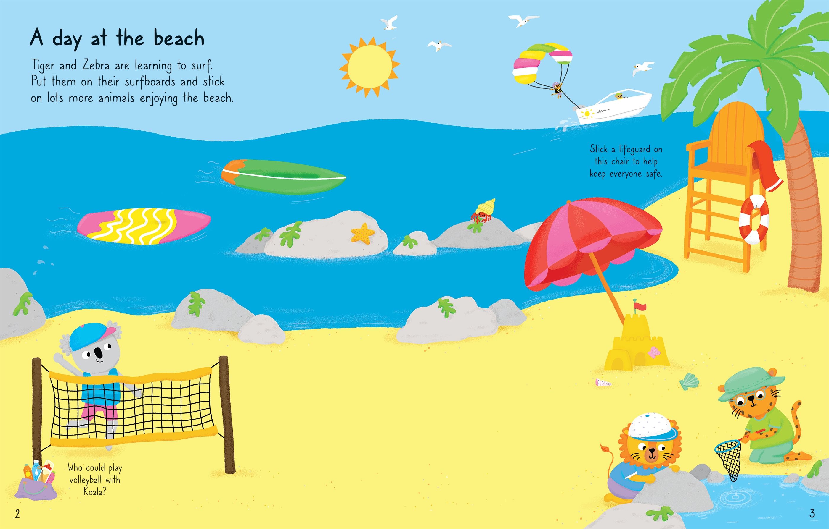 Usborne First Sticker Book - Summer