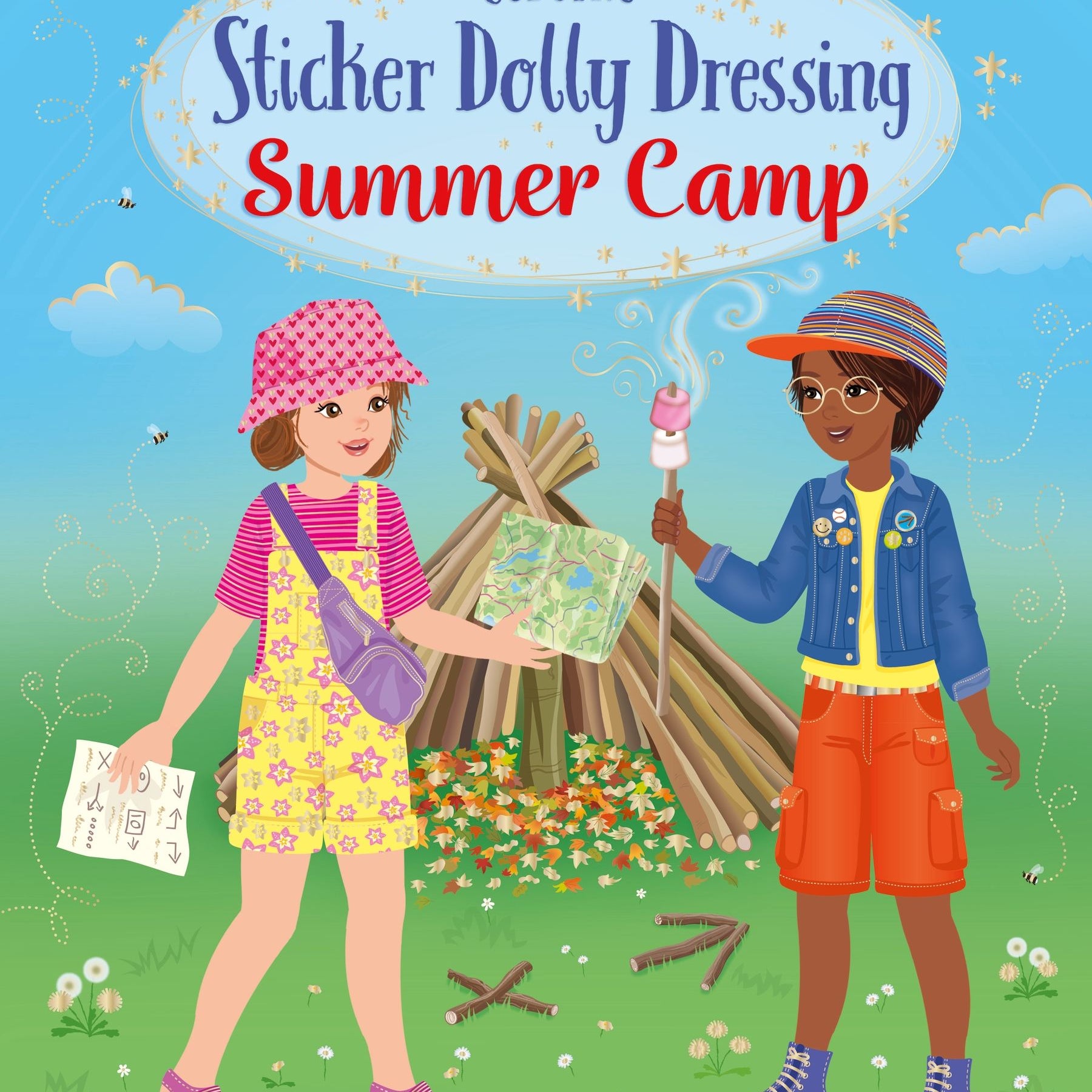 Usborne Sticker Dolly Dressing - Summer Camp