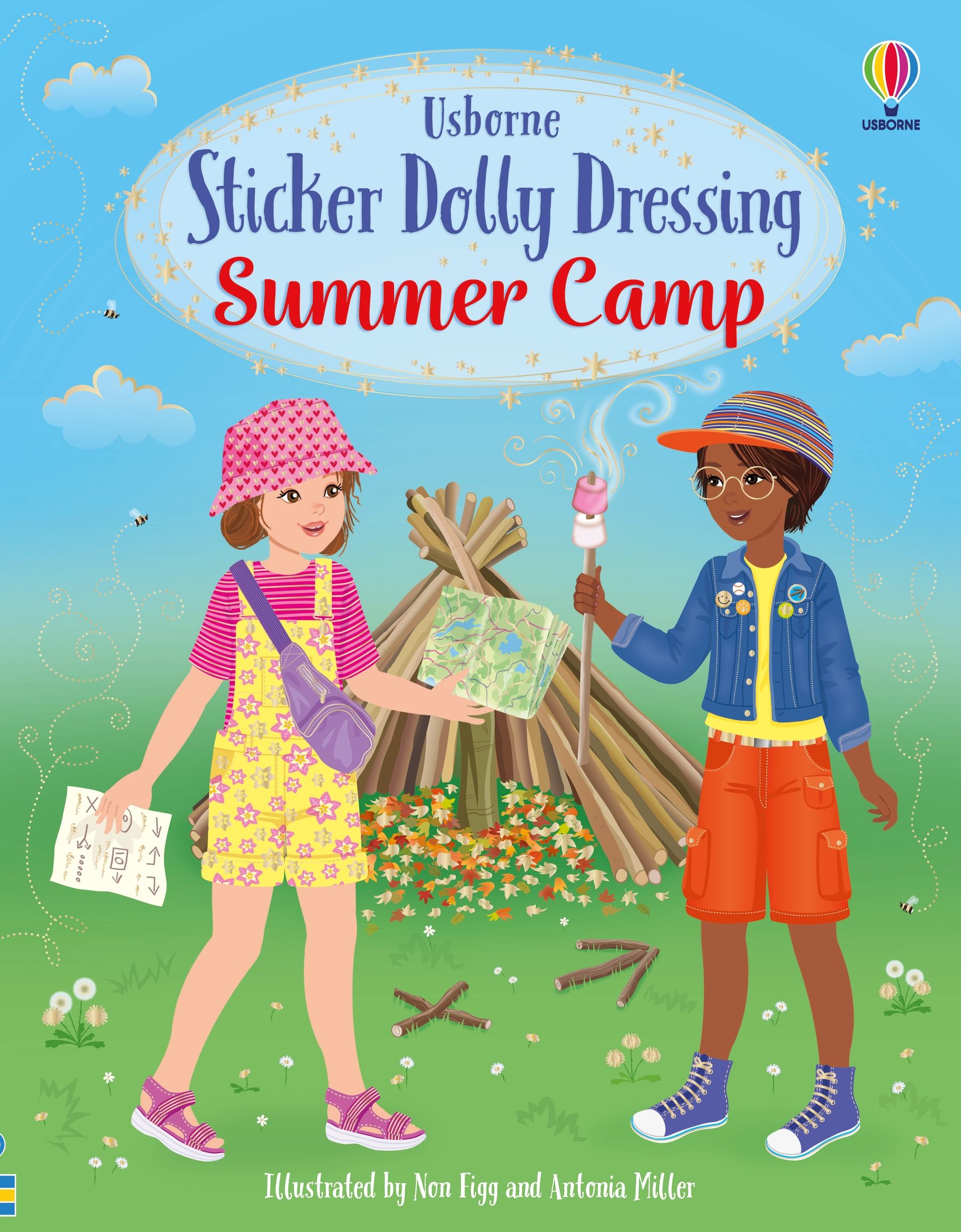 Usborne Sticker Dolly Dressing - Summer Camp