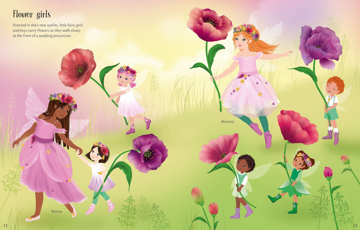 Usborne Sticker Dolly Dressing - Fairy Weddings