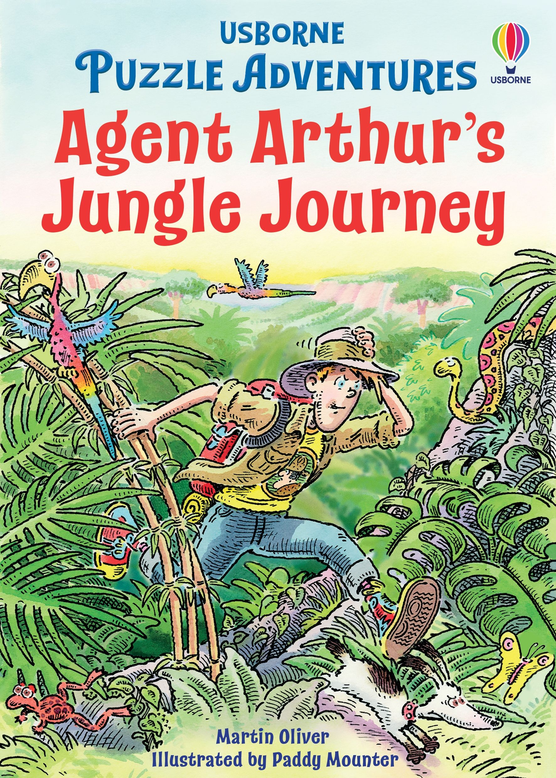 Usborne Puzzle Adventures - Agent Arthur Jungle Journey