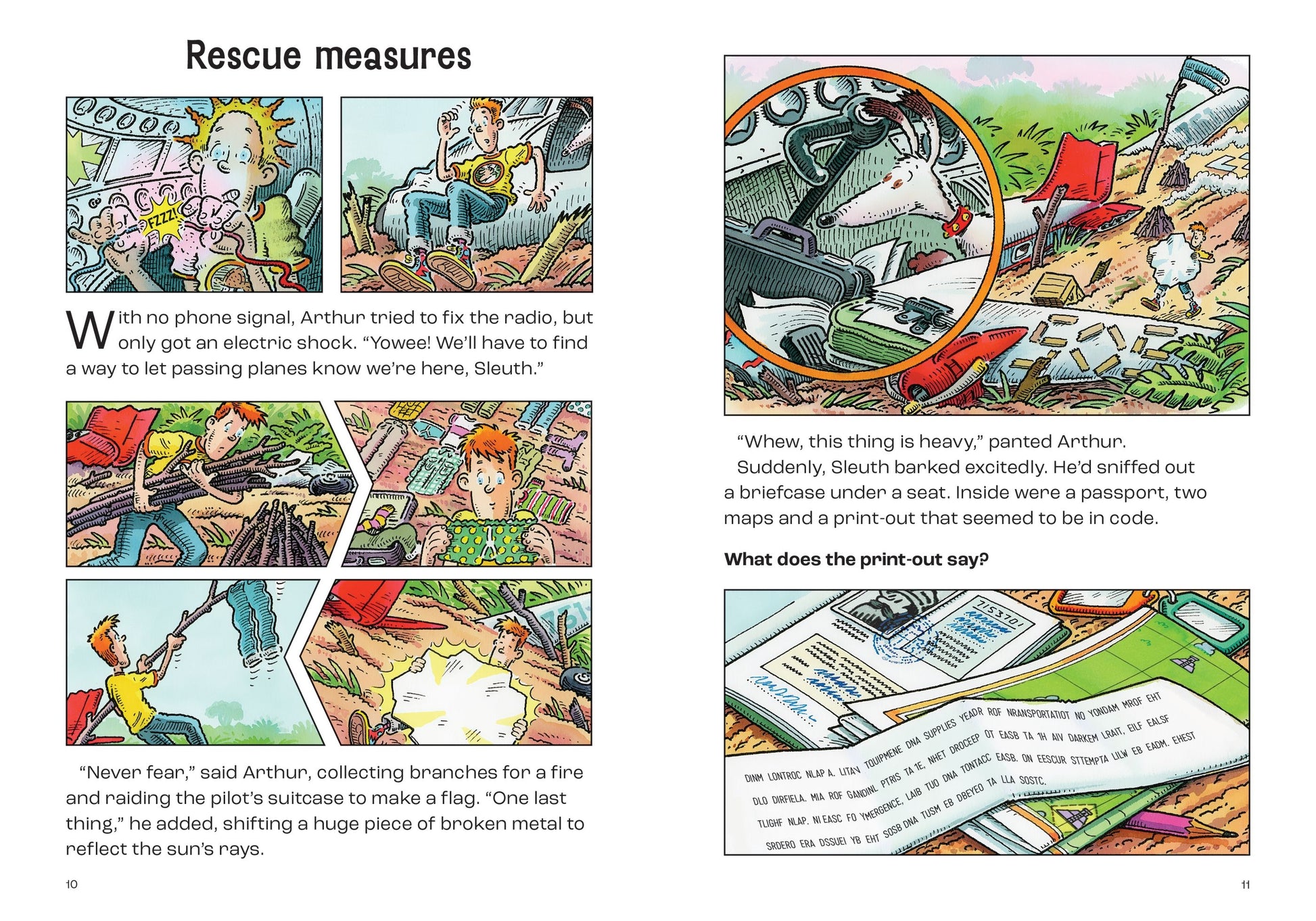 Usborne Puzzle Adventures - Agent Arthur Jungle Journey