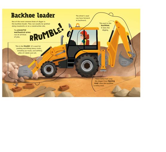 Usborne Great Big Diggers with Great Big Flaps