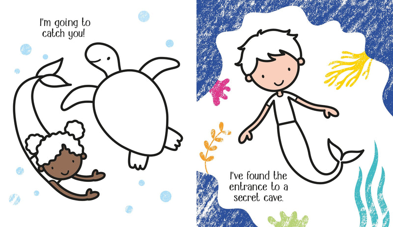 Usborne Little Coloring - Mermaids