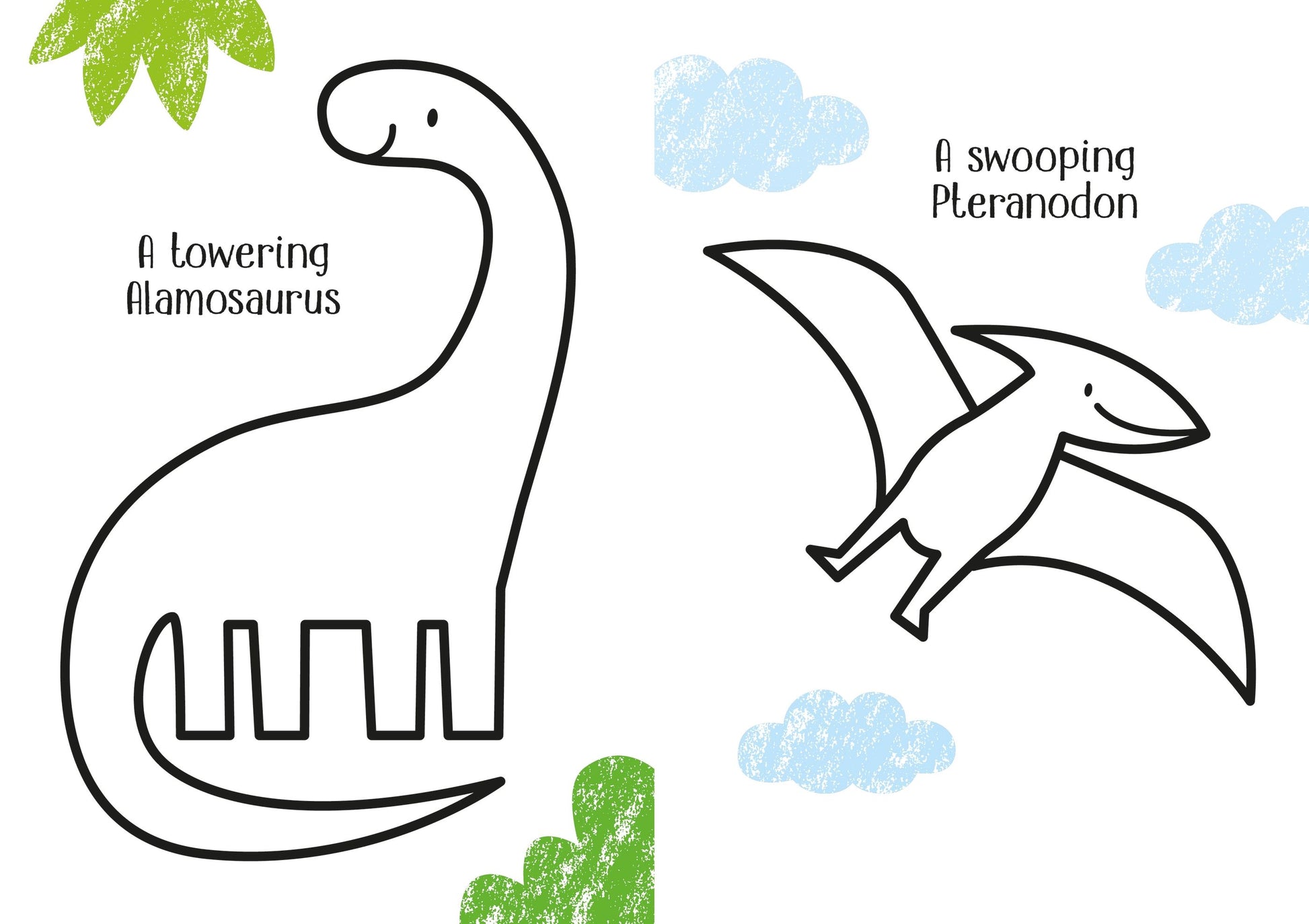 Usborne Little Coloring - Dinosaurs