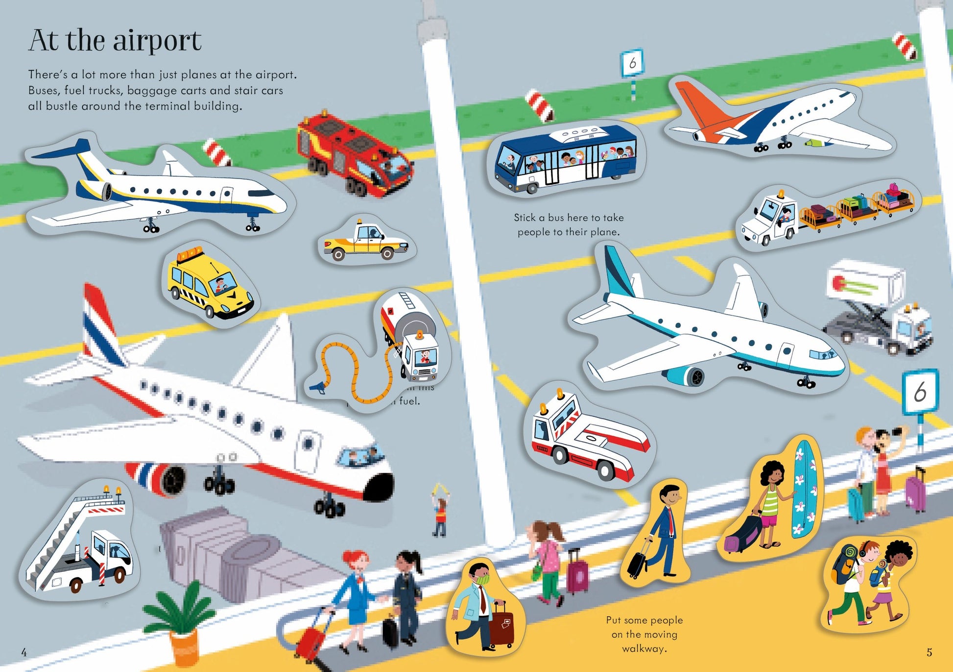 Usborne Little First Stickers - Travel
