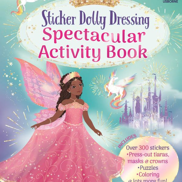 Usborne Sticker Dolly Dressing - Spectacular Activity Book