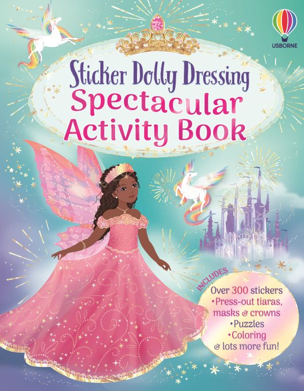 Usborne Sticker Dolly Dressing - Spectacular Activity Book
