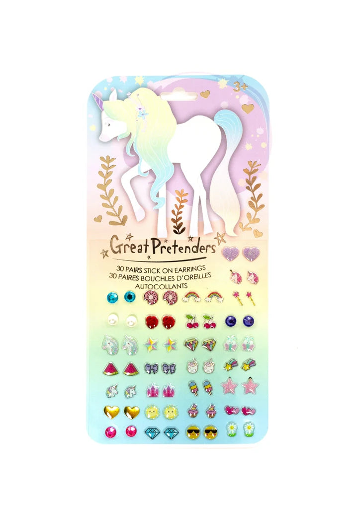Great Pretenders Stick On Earrings - Various Styles