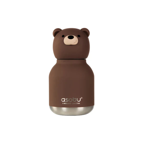 Asobu Mini Bestie Bottle Bag Charm - Brown Bear