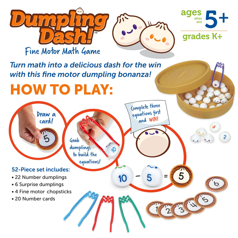 Dumpling Dash Fine Motor Math Game