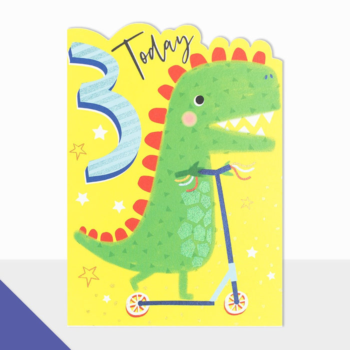 Birthday Card 3rd Birthday Dino