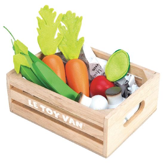 Role Play Market Crate - Harvest Vegetables
