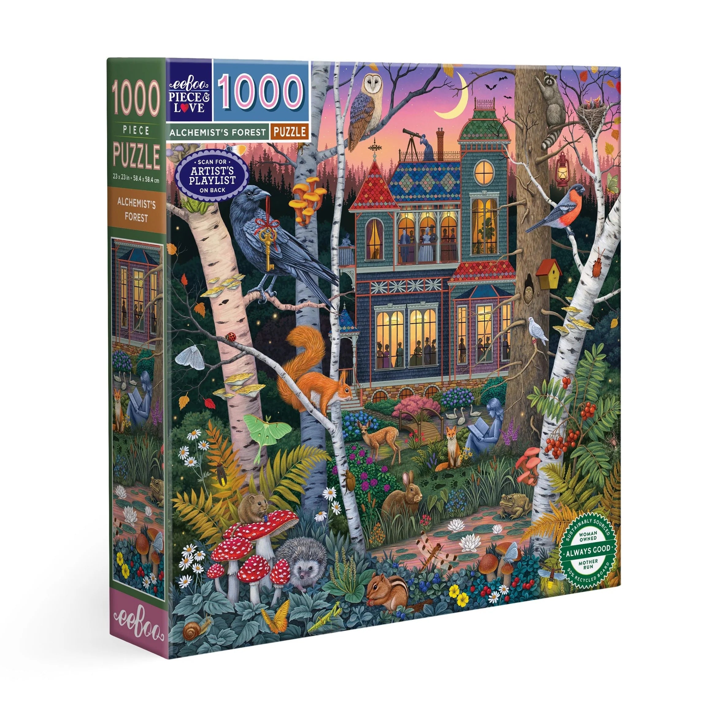 eeBoo Alchemist's Forest 1000 Piece Puzzle