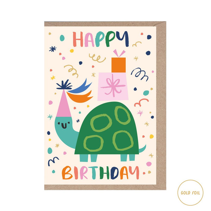 Birthday Card Tortoise