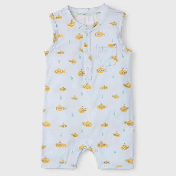 Loulou Lollipop Short Romper - Ocean Explorer - Various Sizes