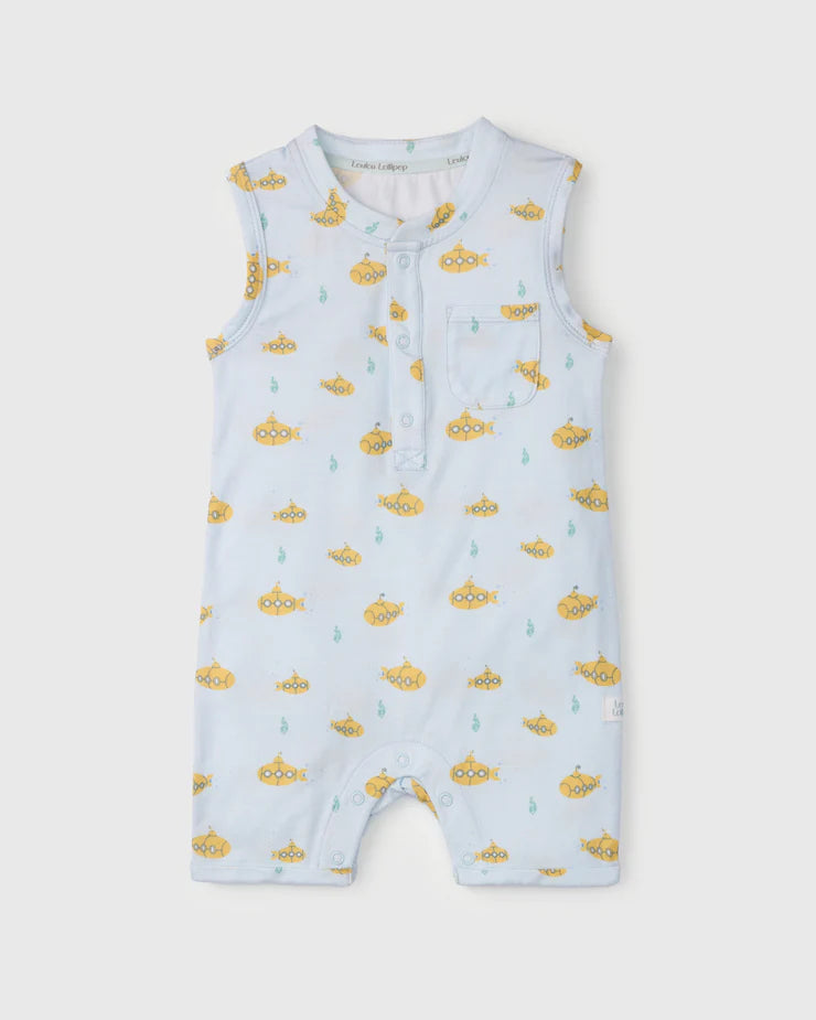 Loulou Lollipop Short Romper - Ocean Explorer - Various Sizes