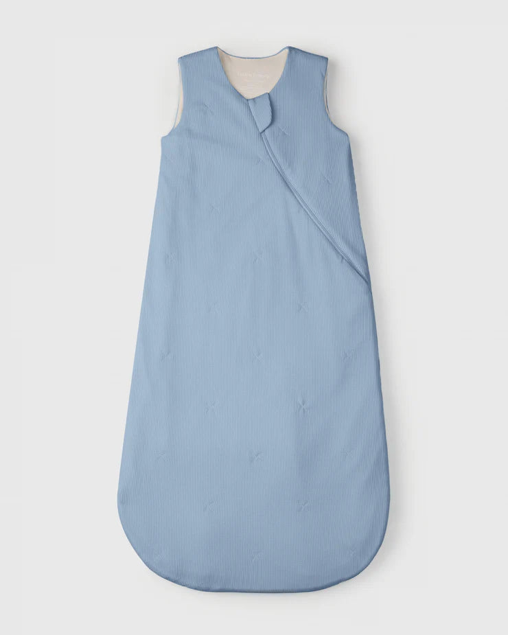 Loulou Lollipop Waffle Sleep Bag 1.0 Tog - Blue Fog - Various Sizes