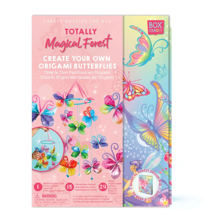 Box Candiy: Totally Magical Forest Origami Butterflies Art Set