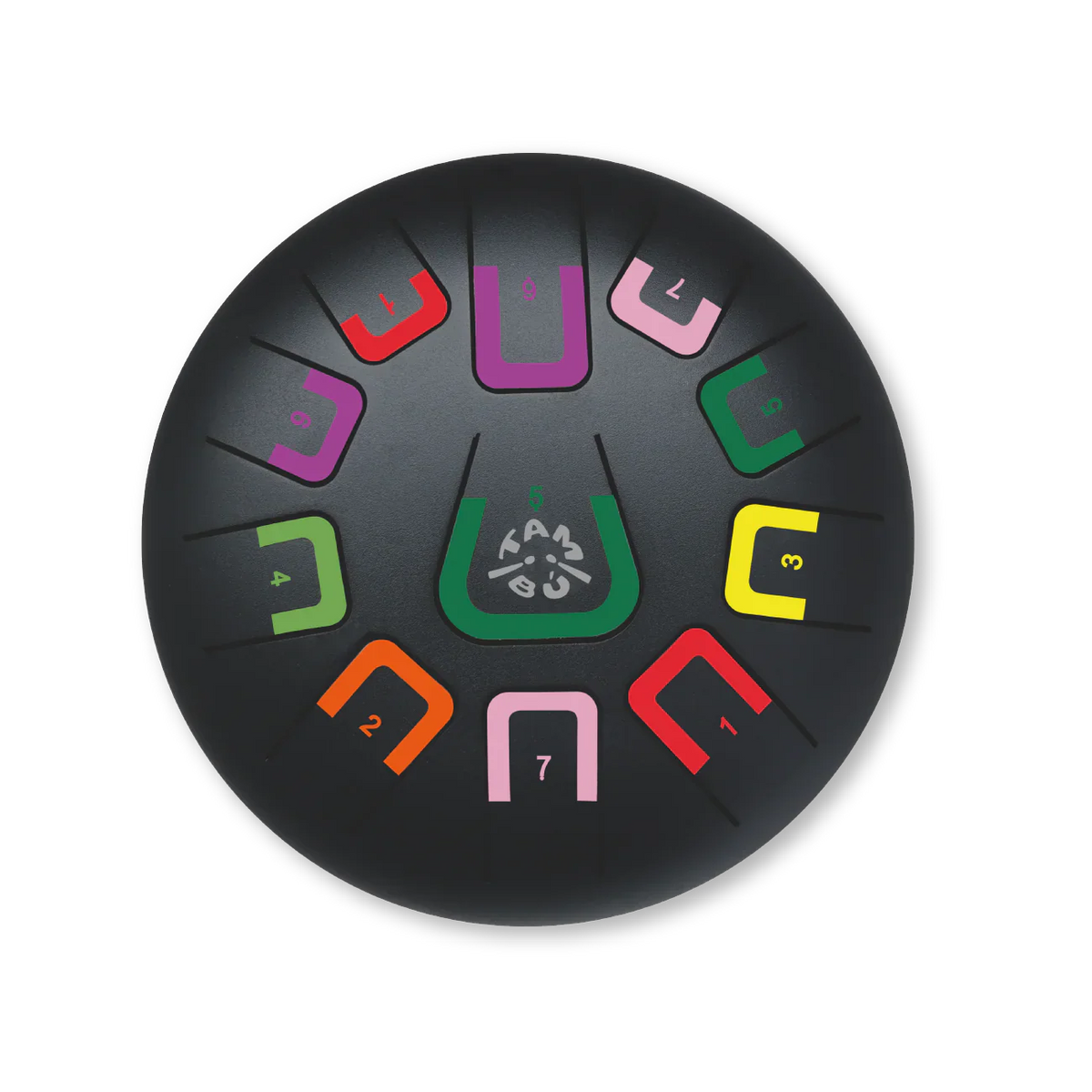 8" Tambu Tongue Drum 11 Tones - Black Nature