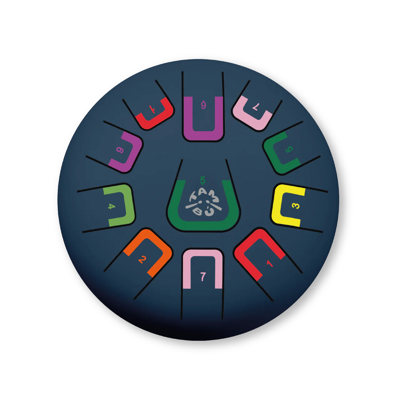 8" Tambu Tongue Drum 11 Tones - Deep Space