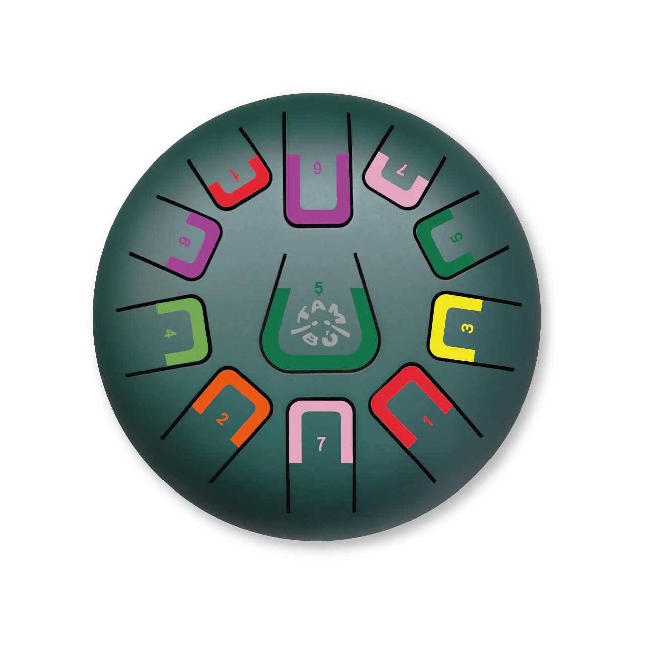 8" Tambu Tongue Drum 11 Tones - Wild Jungle