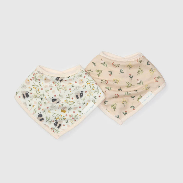 Loulou Lollipop Muslin Bandana Bib Set - Various Styles