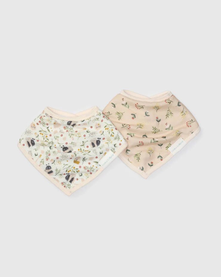 Loulou Lollipop Muslin Bandana Bib Set - Various Styles