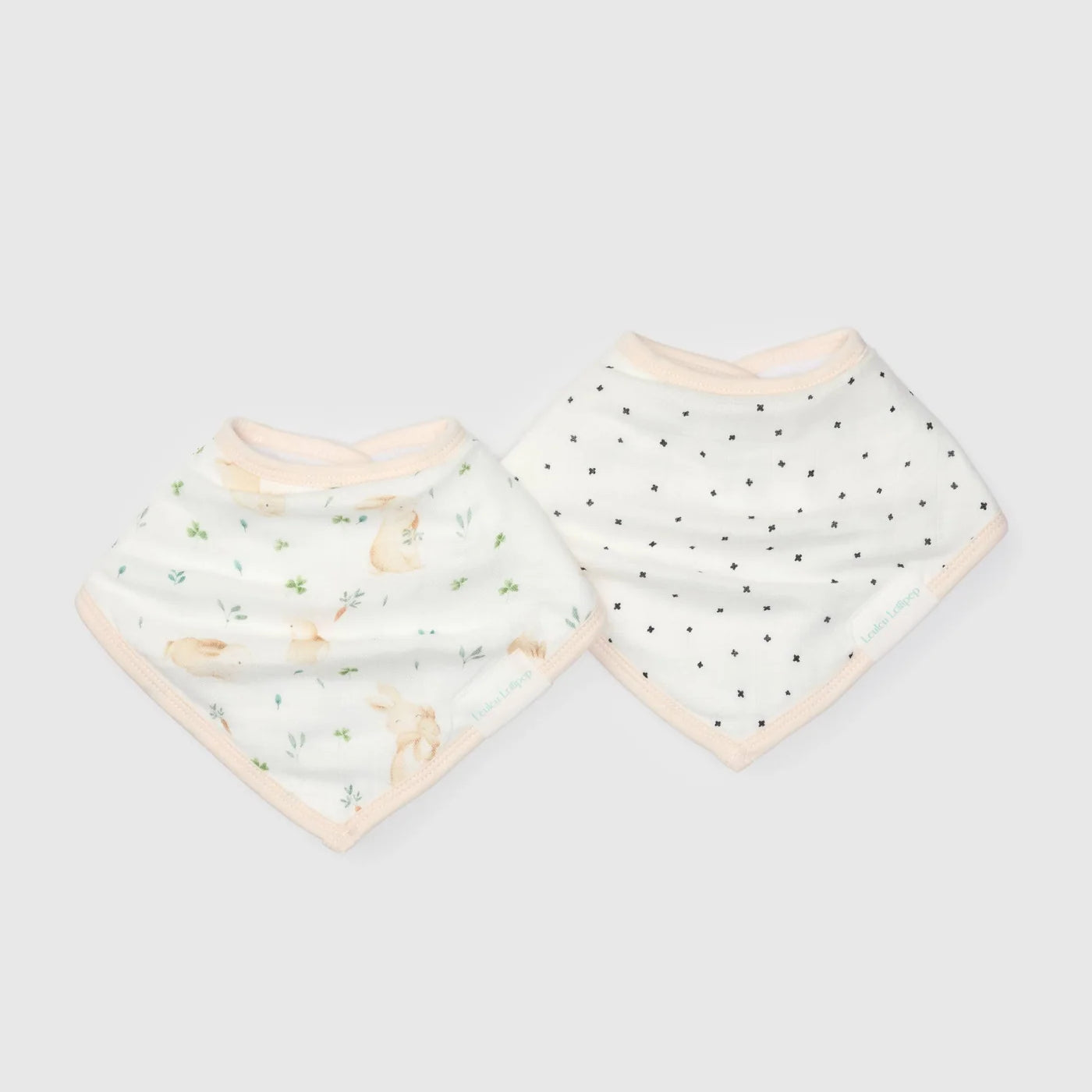 Loulou Lollipop Muslin Bandana Bib Set - Various Styles