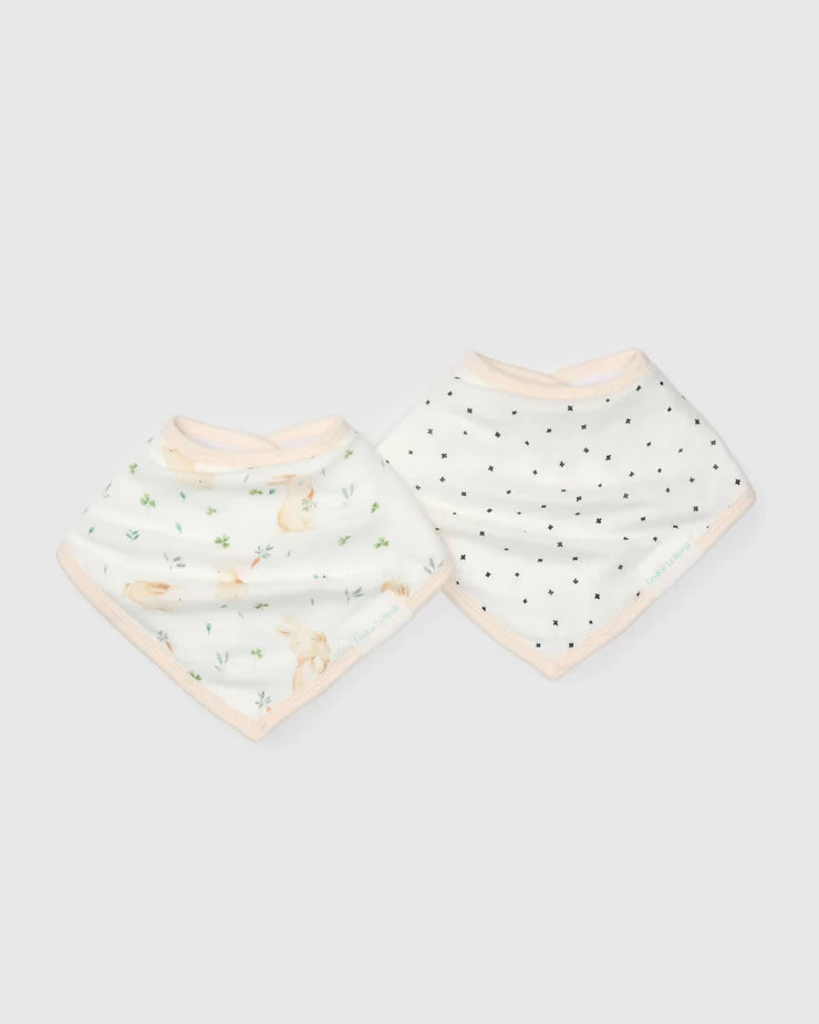 Loulou Lollipop Muslin Bandana Bib Set - Various Styles